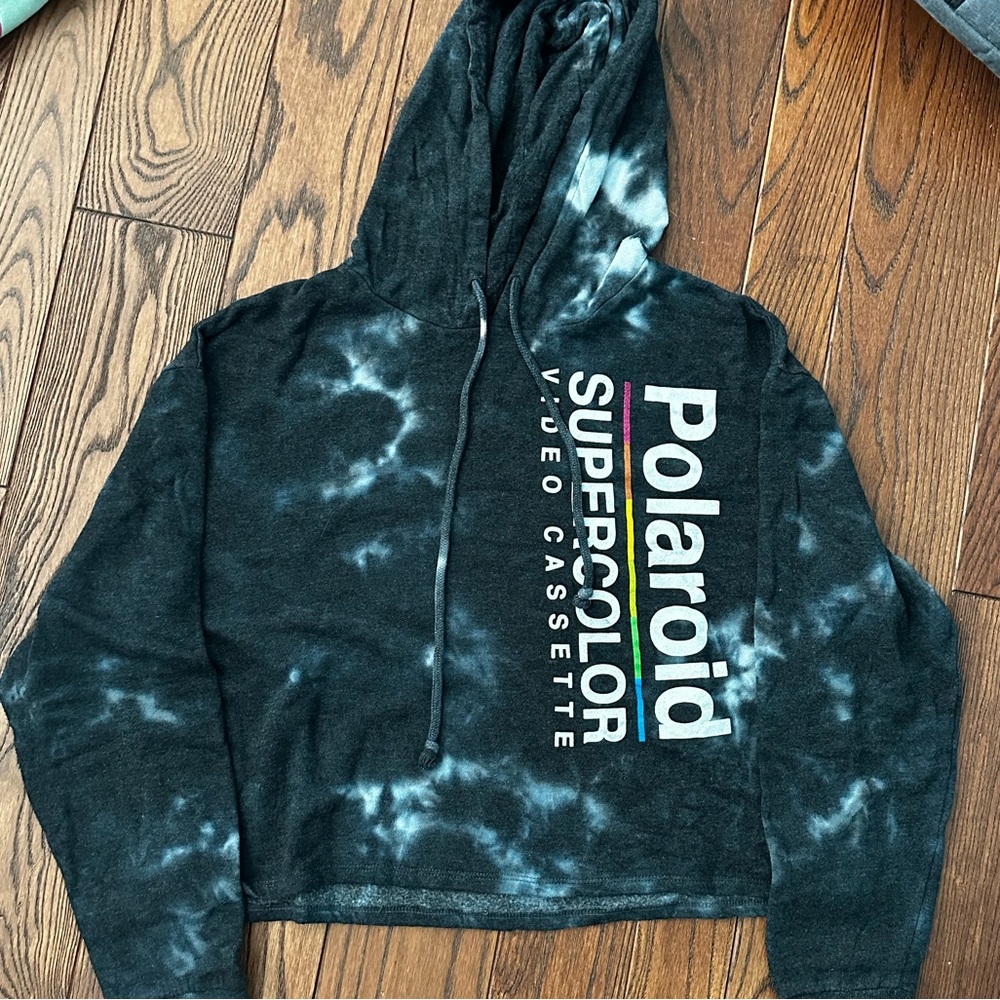 Cropped Polaroid Hoodie